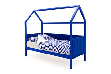 Детская кровать-домик «Svogen синий» мягкая в Ярославле