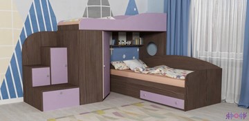 Детская кровать-шкаф Кадет-2, корпус Бодего, фасад Ирис в Ярославле