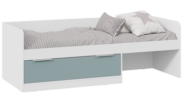 1-спальная детская кровать Марли Тип 1 (Белый/Серо-голубой) в Ярославле