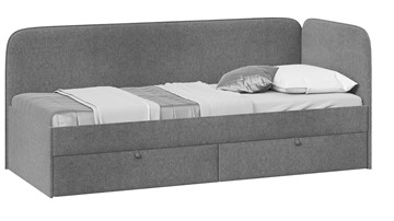 Детская кровать для мальчика Молли тип 1 (90), Микровелюр Scandi Graphite 22 в Ярославле
