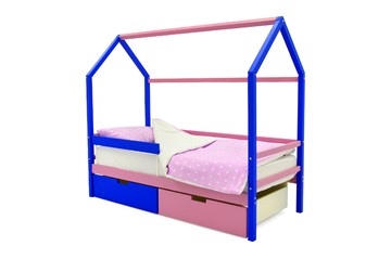Детская кровать-домик Svogen синий-лаванда в Рыбинске