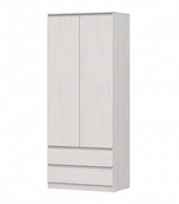 Шкаф 2-дверный Бриз-1 комбинированный, ясень анкор светлый в Ярославле