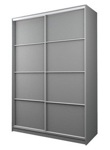 Шкаф 2-х створчатый MAX МШ-25-6-18-11, Профиль Белый/Цвет Серый Шагрень в Ярославле