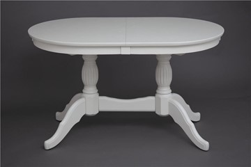 Кухонный стол раздвижной Лилия-1300 (слоновая кость) 78,5x82x130+35 в Ярославле