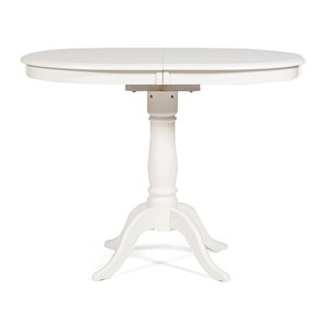 Овальный обеденный стол Solerno (ME-T4EX) 70х100+29х75, ivory white (слоновая кость 2-5) арт.12483 в Ярославле
