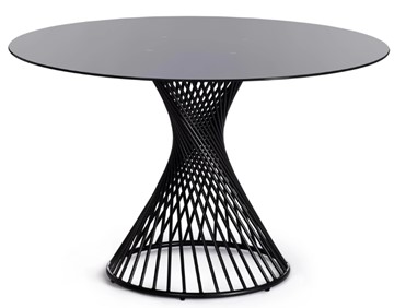 Стеклянный стол BERTOIA (mod. GT21) металл/стекло, Black (черный) арт.20595 в Рыбинске