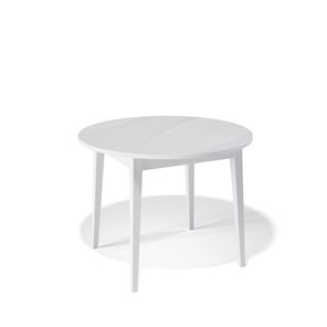 Стеклянный стол Kenner 1000M (Белый/Стекло белое глянец) в Ярославле