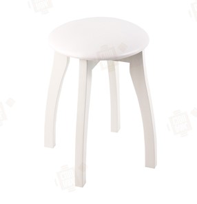 Обеденный стул Луго, аттика белый, каркас массив белый в Ярославле