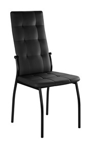 Обеденный стул Галс-М, к/з Pegasso черный, ножки черные в Ярославле