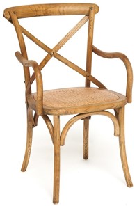 Обеденный стул с подлокотниками CROSS (mod.CB2008) 55х52х91 Груша (№3) арт.10982 в Ярославле
