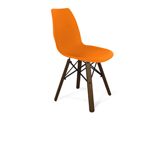 Обеденный стул SHT-ST29/S70 (оранжевый ral2003/темный орех/черный) в Ярославле