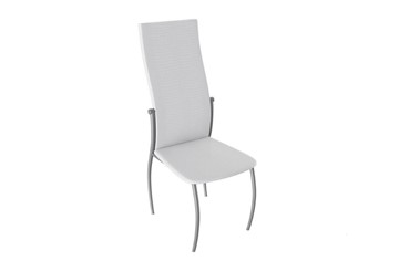 Обеденный стул Комфорт-М, цвет Эмаль Бриллиант, Белый Аллигатор к/з 218 (белый) в Ярославле