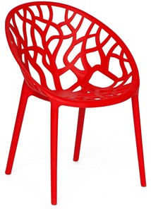 Обеденное кресло BUSH (mod.017) пластик 60*58,5*80 красный, арт.11726 в Ярославле