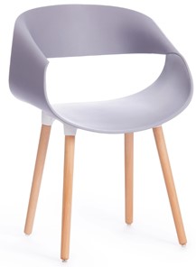 Кухонный стул QXX (mod. C1058) 54х56х78 серый 024 /натуральный арт.15194 в Ярославле