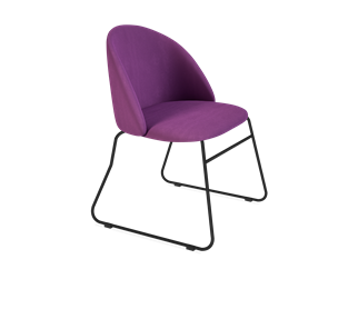 Обеденный стул SHT-ST35 / SHT-S167 (ягодное варенье/черный муар) в Ярославле