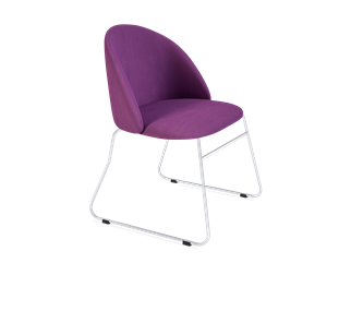 Обеденный стул SHT-ST35 / SHT-S167 (ягодное варенье/хром лак) в Ярославле