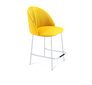 Полубарный стул SHT-ST35-1 / SHT-S29P-1 (имперский жёлтый/хром лак) в Ярославле