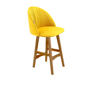 Полубарный стул SHT-ST35-1 / SHT-S65-1 (имперский жёлтый/светлый орех) в Ярославле