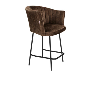 Полубарный стул SHT-ST42-1 / SHT-S29P-1 (кофейный трюфель/черный муар) в Ярославле
