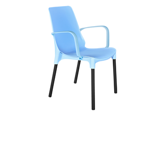 Обеденный стул SHT-ST76/S424 (голубой/черный муар) в Ярославле