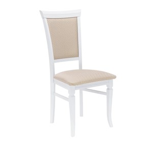 Обеденный стул Leset Монтана (Белый 9003/жаккард Антина ваниль Ж4.07) в Ярославле
