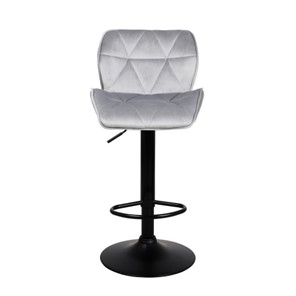 Барный стул Кристалл  WX-2583 белюр серый в Ярославле