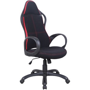 Офисное кресло Brabix Premium Force EX-516 (ткань, черное/вставки красные) 531571 в Рыбинске