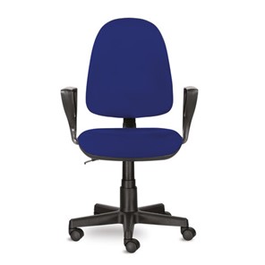 Офисное кресло Brabix Prestige Ergo MG-311 (регулируемая эргономичная спинка, ткань, синее) 532423 в Рыбинске