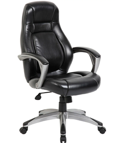 Кресло офисное Brabix BRABIX PREMIUM "Turbo EX-569", экокожа, спортивный дизайн, черное, 531014 в Рыбинске