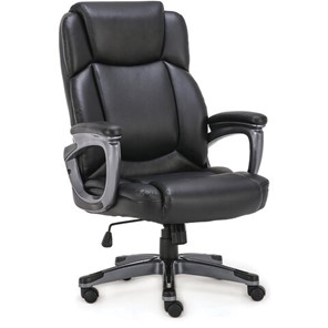 Кресло Brabix Premium Favorite EX-577 (пружинный блок, рециклированная кожа, черное) 531934 в Ярославле