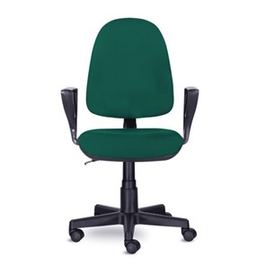 Офисное кресло Brabix Prestige Ergo MG-311 (регулируемая эргономичная спинка, ткань,черно-зеленое) 532421 в Ярославле