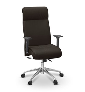 Офисное кресло для руководителя Dark (подлокотники 3D) экокожа премиум / темно-коричневая CN1113 в Ярославле