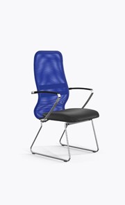 Кресло офисное Метта Ergolife Sit 8 B2-9K - X1+Extra (Синий-Черный) в Ярославле