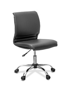 Офисное кресло для руководителя Квадро Х, экокожа премиум / серо-коричневая CN6 в Ярославле
