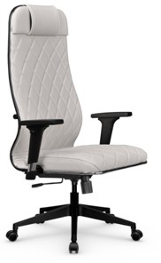 Кресло офисное Мetta L 1m 40M/2D Infinity Easy Clean (MPES) топган, нижняя часть 17832 белый в Ярославле
