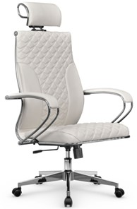 Кресло офисное Metta L 2c 44C/K116 Infinity Easy Clean топган, нижняя часть 17834 белый в Ярославле