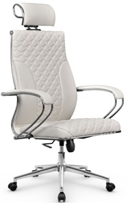 Кресло офисное Metta L 2c 44C/K116 Infinity Easy Clean топган OMS, нижняя часть 17853 белый в Ярославле