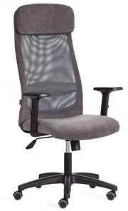 Офисное кресло PROFIT PLT флок/ткань, серый, 29/W-12, арт.20537 в Рыбинске