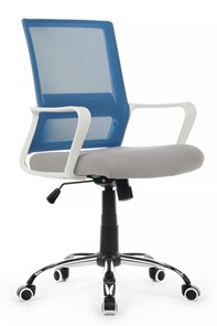 Офисное кресло Riva RCH 1029MW, серый/синий в Рыбинске