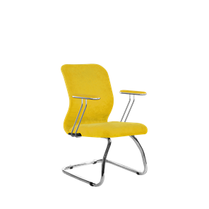 Кресло компьютерное SU-Mr-4/подл.078/осн.007 желтый в Ярославле