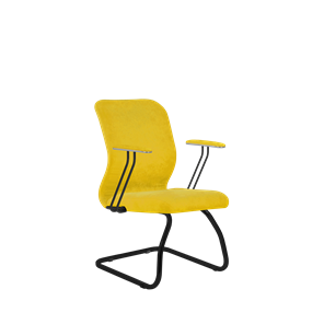 Кресло компьютерное SU-Mr-4/подл.079/осн.008 желтый в Ярославле