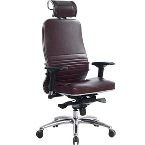 Офисное кресло Samurai KL-3.04, темно-бордовый в Ярославле