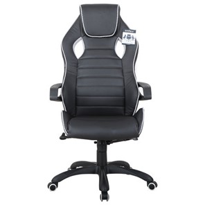 Офисное кресло Brabix Techno Pro GM-003 (экокожа, черное/серое, вставки серые) в Ярославле