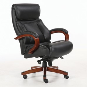 Офисное кресло Brabix Premium Infinity EX-707 (дерево, натуральная кожа, черное) 531826 в Ярославле