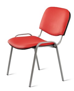 Офисный стул Изо, ВИК Nitro red/Светло-серый в Рыбинске