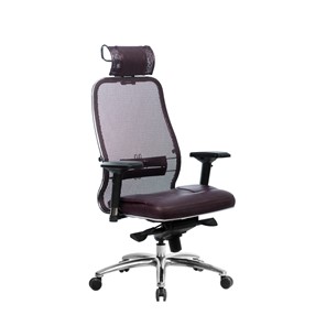 Кресло офисное Samurai SL-3.04, темно-бордовый в Ярославле