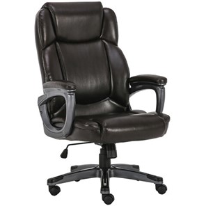 Кресло компьютерное Brabix Premium Favorite EX-577 (пружинный блок, рециклир. кожа, коричневое) 531936 в Ярославле