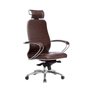 Офисное кресло Samurai KL-2.04, темно-коричневый в Рыбинске