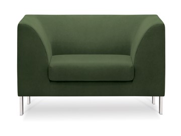 Мягкое офисное кресло Сиеста, ткань Сахара / зеленая С39 в Ярославле