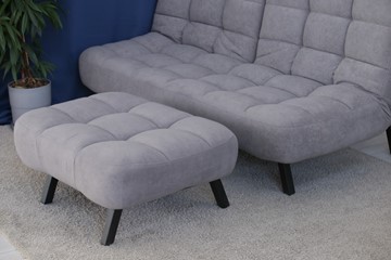Комплект мебели Абри цвет серый диван + пуф опора металл в Ярославле